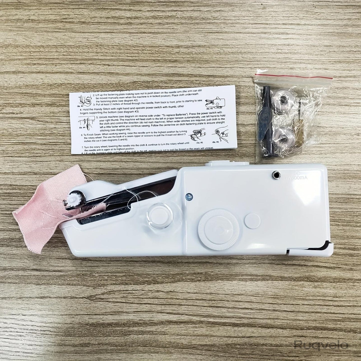 Portable Handheld Sewing Machine, Compact Mini Sewing Machine for Quick Clothing & Fabric Repairs, Battery Powered, Lightweight Sewing Tool for Home & Travel