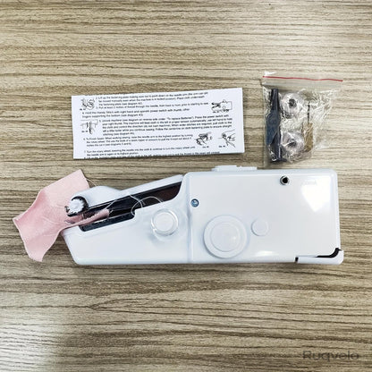 Portable Handheld Sewing Machine, Compact Mini Sewing Machine for Quick Clothing & Fabric Repairs, Battery Powered, Lightweight Sewing Tool for Home & Travel