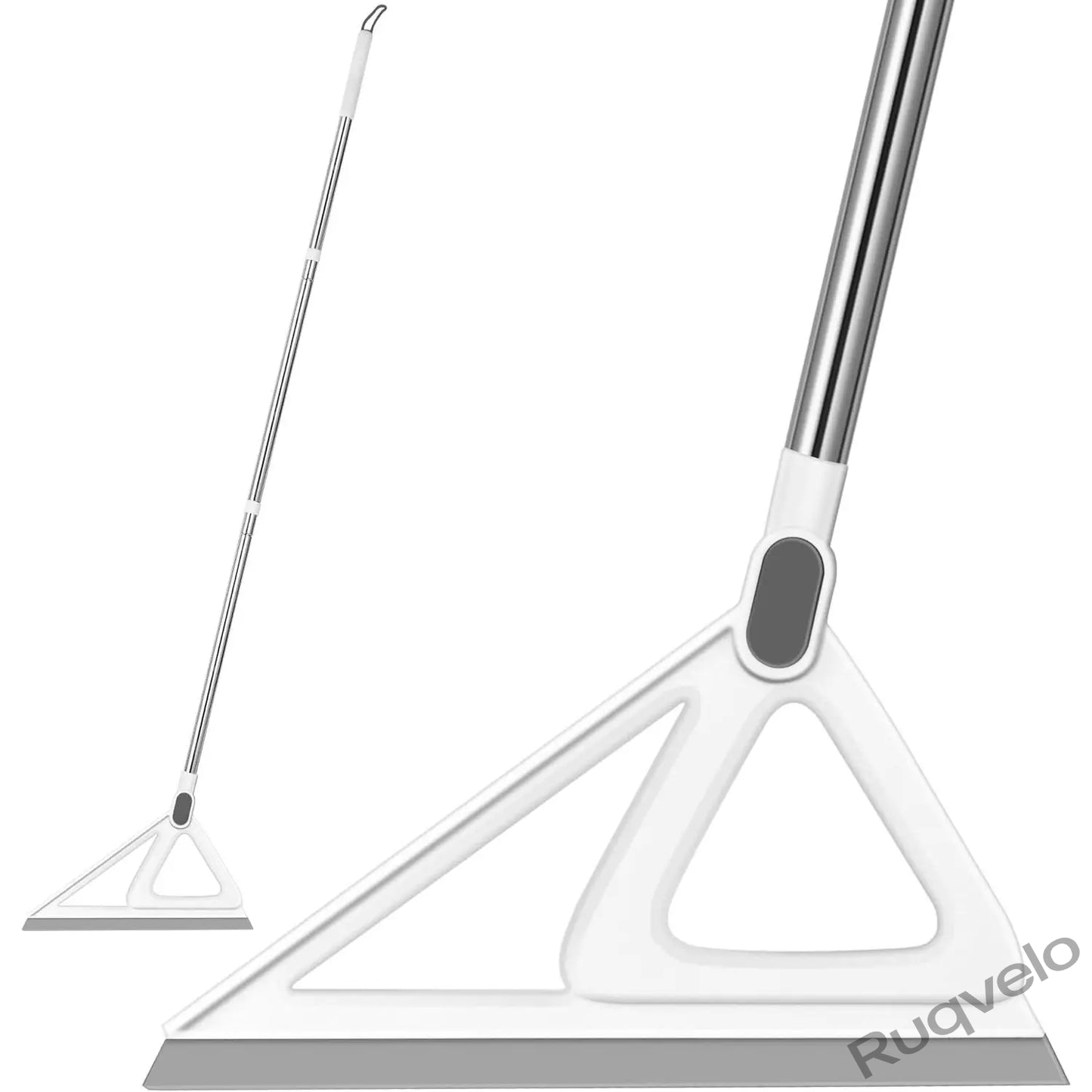 Multifunction Magic Broom, TPR Floor Squeegee for Wet & Dry Cleaning, Extendable 54-Inch Handle, Portable Floor & Glass Cleaner for Home