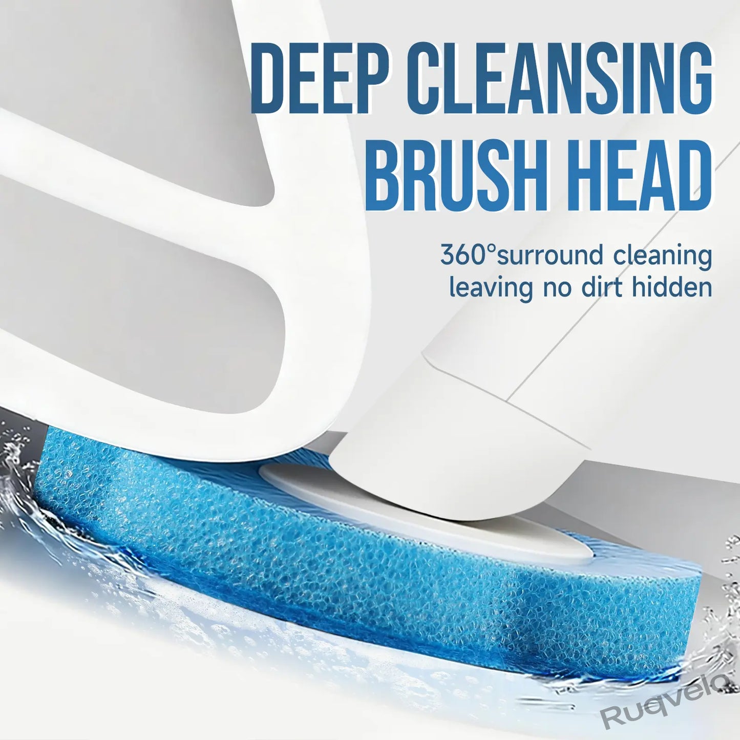 2PCS Disposable Toilet Brush with Holder, 48Pcs Cleaner Refills, Extended Handle Deep Cleaning Toilet Bowl Brush, Wall-Mount Bathroom Cleaning System