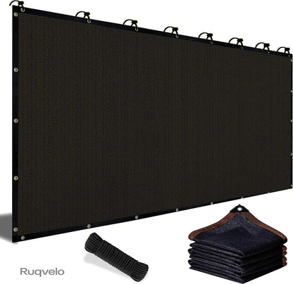90% Blackout Shade Cloth, 10 x 13 FT UV-Resistant Sun Shade Net with Reinforced Grommets, Outdoor Cover for Patio, Garden, Camping & Greenhouse