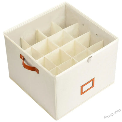 Shoe Storage Organizer for Closet, Foldable Fabric Shoe Boxes with Clear Covers, Dustproof Design, Adjustable Dividers, Space-Saving Storage Bins for Bedroom, Dorm & Home