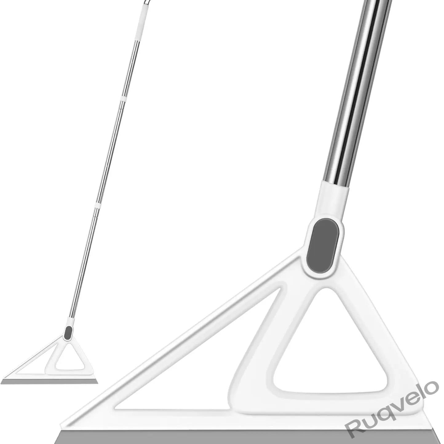 Multifunction Magic Broom, TPR Floor Squeegee for Wet & Dry Cleaning, Extendable 54-Inch Handle, Portable Floor & Glass Cleaner for Home