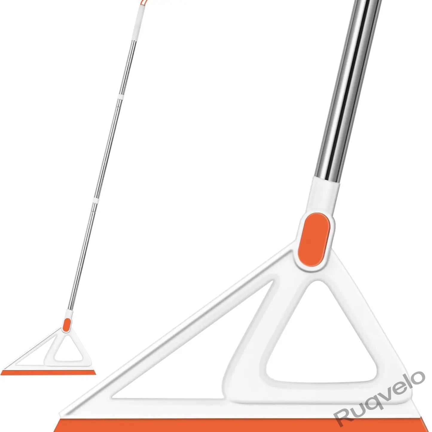 Multifunction Magic Broom, TPR Floor Squeegee for Wet & Dry Cleaning, Extendable 54-Inch Handle, Portable Floor & Glass Cleaner for Home