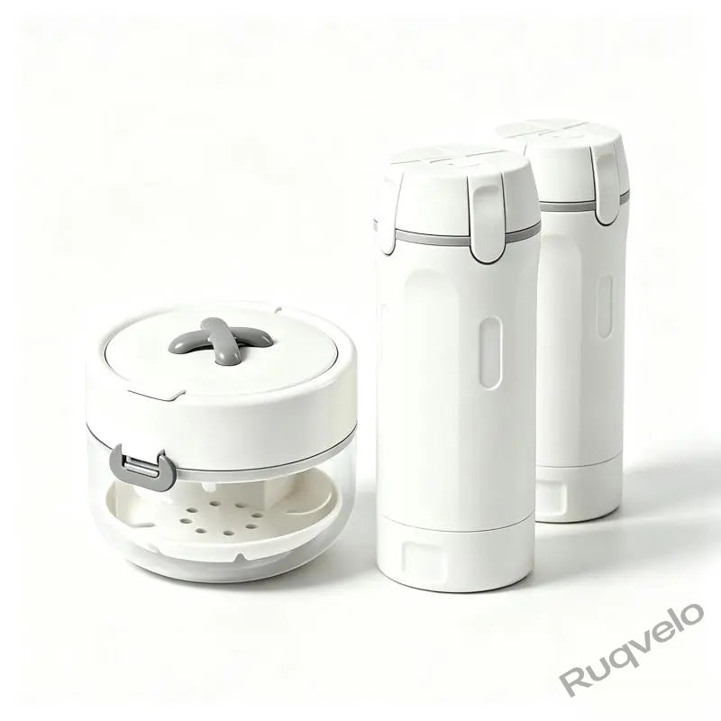 3-in-1 Retainer Cleaning Case with Mirror & Cleaning Brush, Portable Dental Appliance Bath with Rinse Basket, Compact Oral Care Tumbler for Travel & Daily Use